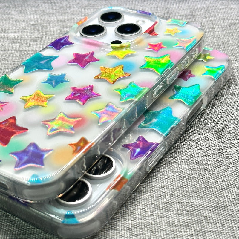 Colorful Star Phone Case For iPhone