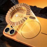 Large-view Frosted Magnetic Phone Case For iPhone