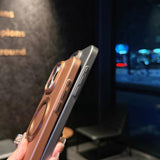 Corrugated 360 °rotating Magnetic Bracket Phone Case For iPhone