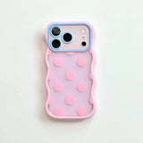 Colorful Polka Dot and Wave Graffiti Phone Case For iPhone