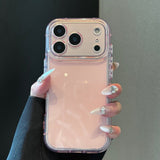 Jelly-like Airbag Transparent Phone Case For iPhone