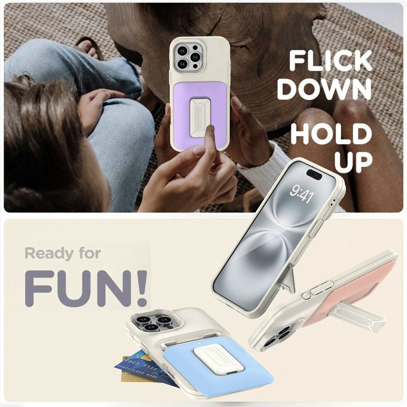 Card Slot I Phone Case with Holder For iPhone