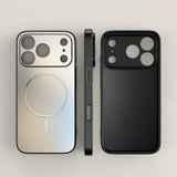 Large Window Matte Lens Protect Phone Case For iPhone