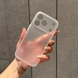 Ultra Thin Soft Matte Translucent Silicone Phone Case For iPhone