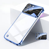 Ultra-thin Frameless Transparent Phone Case For iPhone