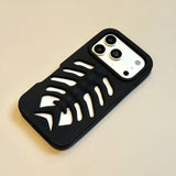 Hollowed-out Fishbone Phone Case For iPhone