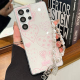 Pink Heart Phone Case For Samsung