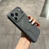 Large View Window Magnetic Phone Case For iPhone
