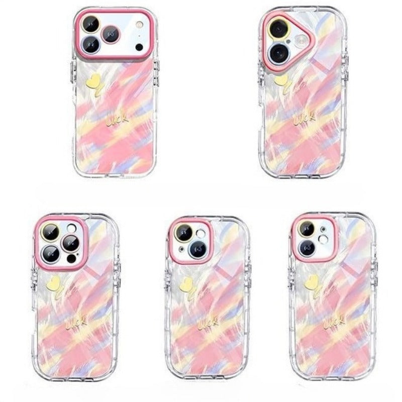 Love Heart Anti-fall Phone Case For iPhone