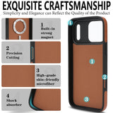 2 in 1  Wallet Magnetic Case For iPhone