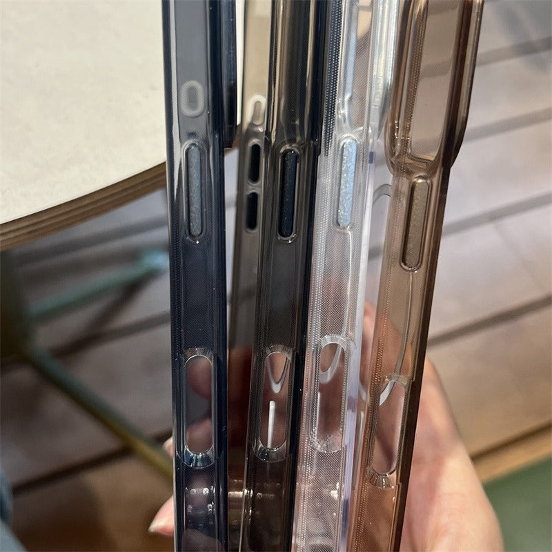 Transparent Acrylic Simple Magnetic Phone Case For iPhone