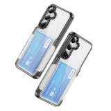 Transparent Card Holder Shockproof Simple Phone Case For Samsung