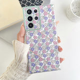 Purple Flower Phone Case For Samsung
