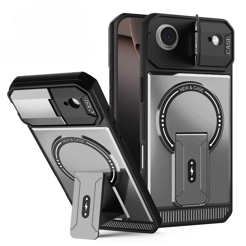 Magnetic Bracket Phone Case For iPhone