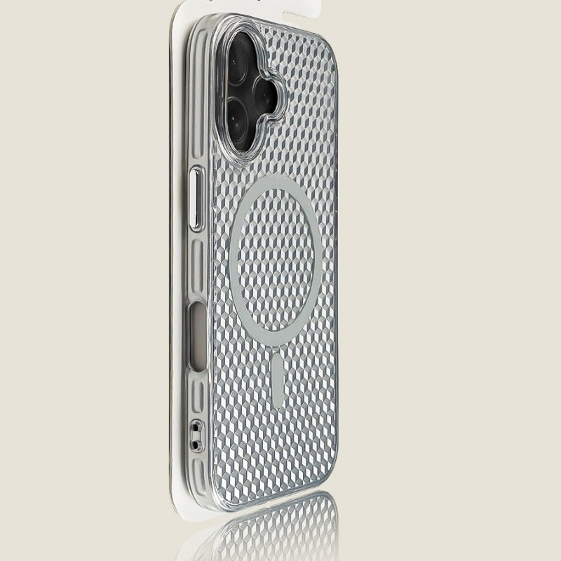Cube Pattern Phone Case For iPhone