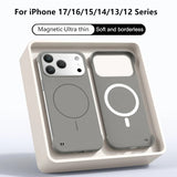 Frameless Solid Color Magnetic Case For iPhone