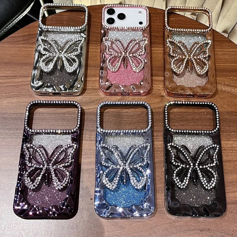 Gradient Color Glitter Diamonds Case For iPhone