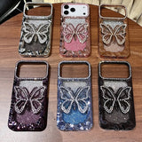 Gradient Color Glitter Diamonds Case For iPhone