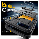 Card Slot Stand Holder  Wallet Case For iPhone