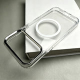 Transparent Magnetic Soft Phone Case For iPhone