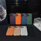 Fine Hole Lens Anti-collision Magnetic Phone Case For iPhone