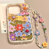 Colorful 3D Flower Phone Case For iPhone