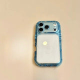 Transparent Candy-Colored Phone Case For iPhone