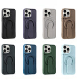 Simple Solid Color Magnetic Phone Case For iPhone