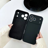 Liquid Silicone Magnetic Phone Case For iPhone