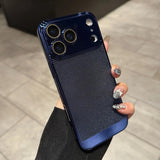 Plating Heat Dissipation Cooling Hollow Case For iPhone