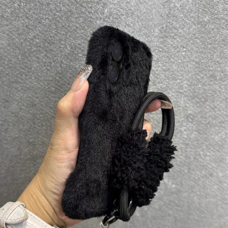 Plush Anti-fall Mobile Phone Case For iPhone