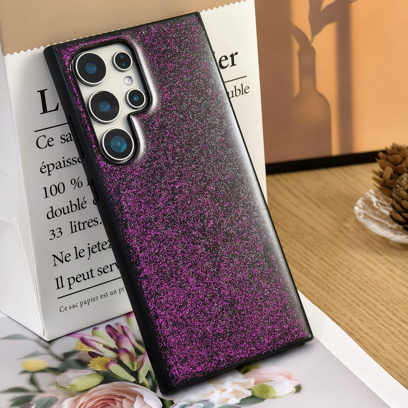 Anti-drip Glue Glitter Phone Case For Samsung