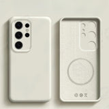 Original Liquid Silicone Magnetic Case For Samsung