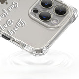 Transparent Oil Painting Flower Phone Case For iPhone