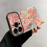 Flower Leather Phone Case For iPhone