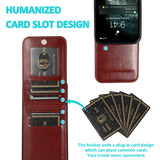 Leather Card Holder Phone Case For iPhone