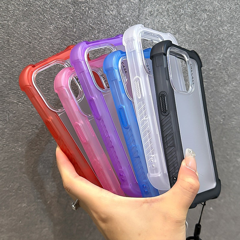 Transparent Frosted Drop-proof Phone Case For iPhone