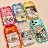 Transparent Candy-Colored Phone Case For iPhone