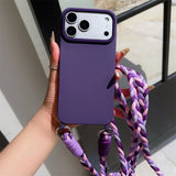 Braided Lanyard Phone Case For iPhone
