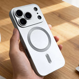 Metallic Paint Magnetic Soft Case For iPhone