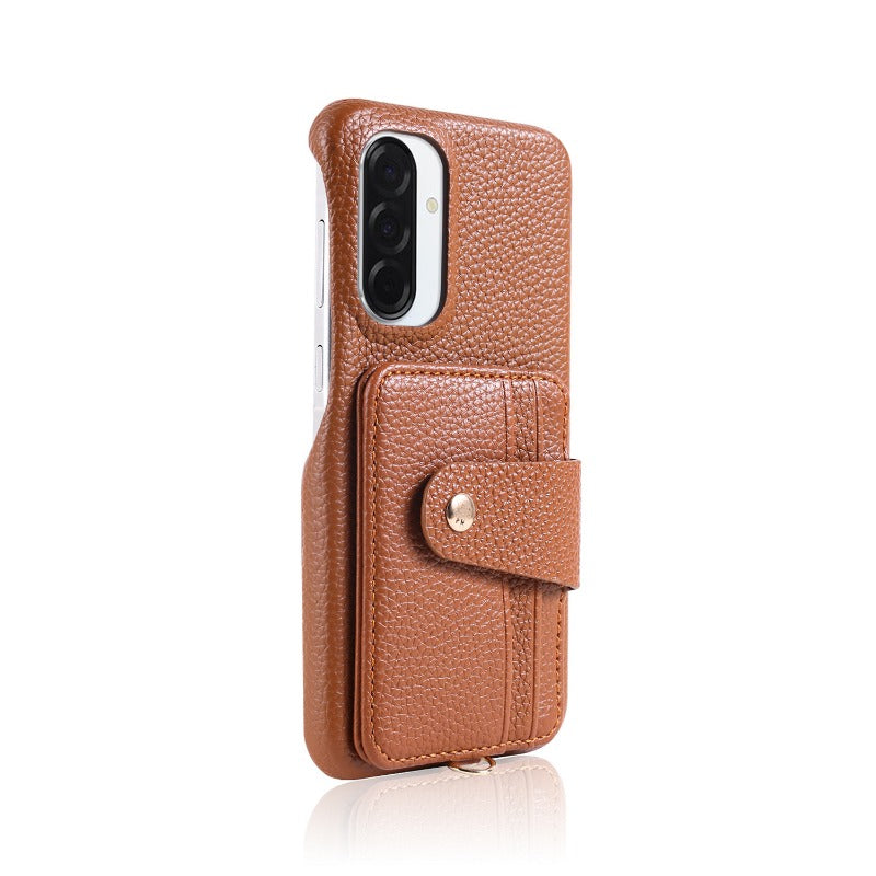 Card Holder PU Leather Phone Case For Samsung