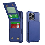 Leather Wallet Card Holder Phone Case For iPhone