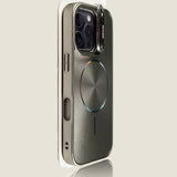 Glitter Magnetic Lens Holder Phone Case For iPhone
