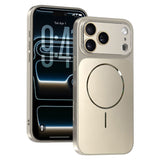 Large-view Frosted Magnetic Phone Case For iPhone
