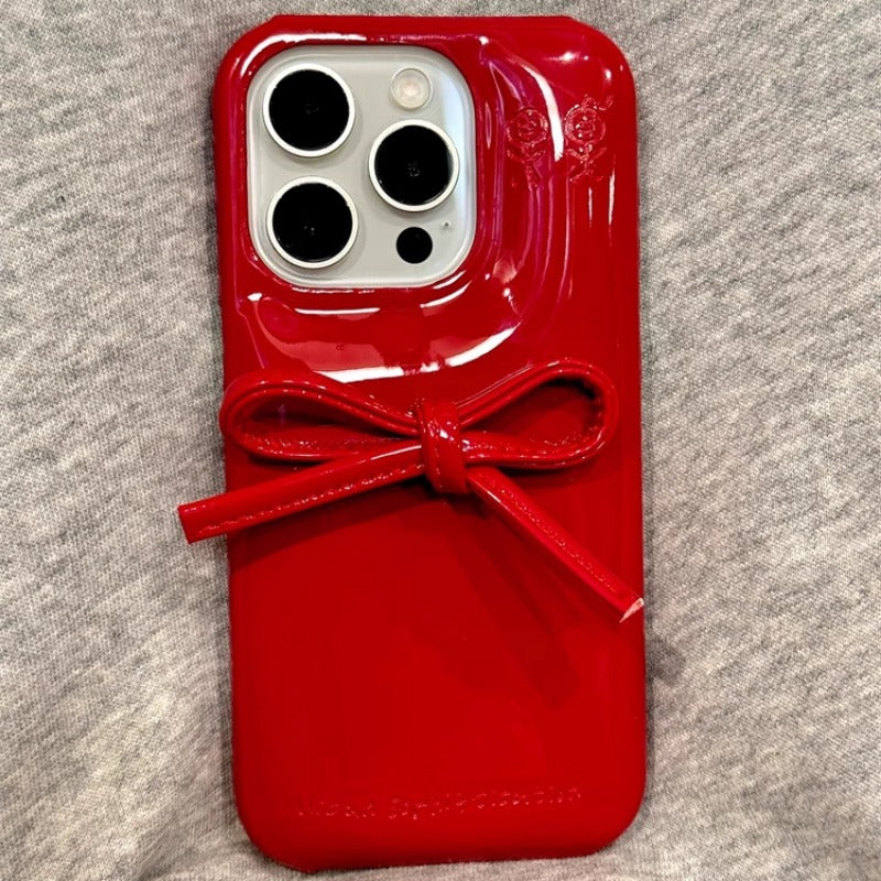 Retro Bow Phone Case For iPhone