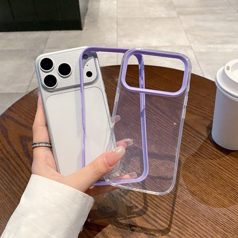 Simple Colorful Border Phone Case For iPhone