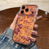 Flower-shaped Transparent Phone Case For iPhone