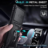 Heavy Duty with Camera 360°Kickstand Case For Samsung
