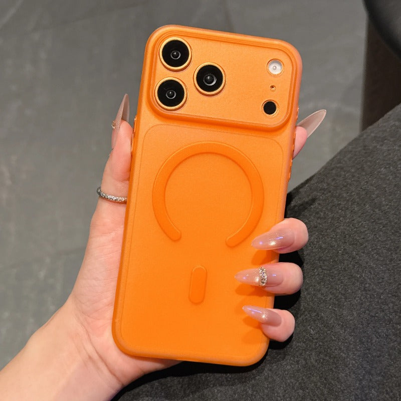 Ultra thin Simple Magnetic Phone Case For iPhone