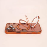 Transparent Stand Soft Phone Case For iPhone